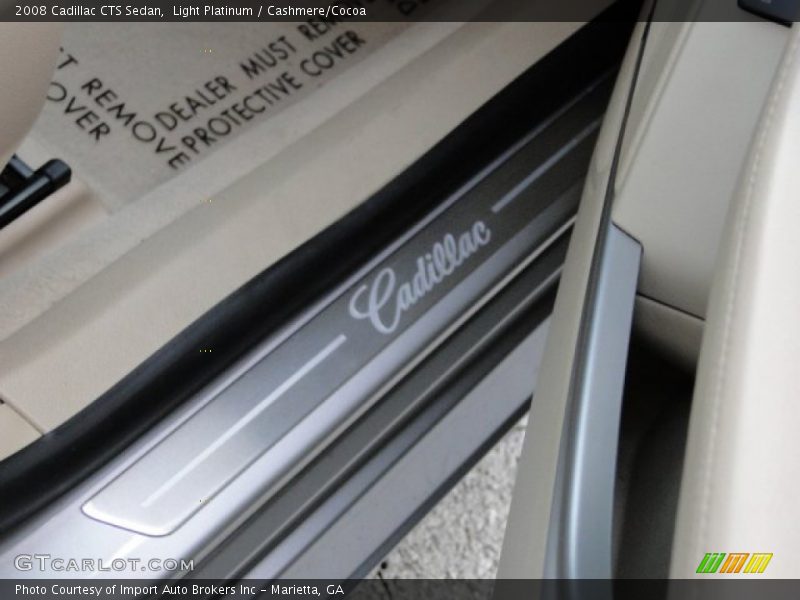 Light Platinum / Cashmere/Cocoa 2008 Cadillac CTS Sedan