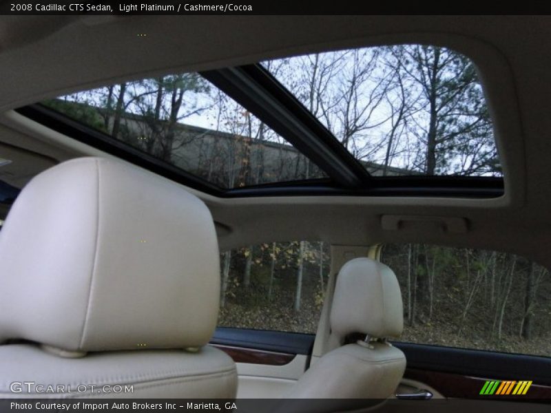 Light Platinum / Cashmere/Cocoa 2008 Cadillac CTS Sedan