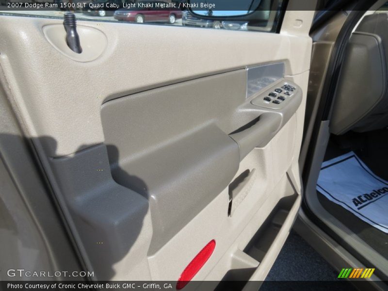 Light Khaki Metallic / Khaki Beige 2007 Dodge Ram 1500 SLT Quad Cab
