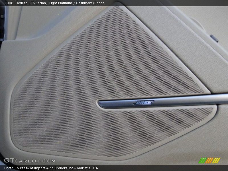 Light Platinum / Cashmere/Cocoa 2008 Cadillac CTS Sedan