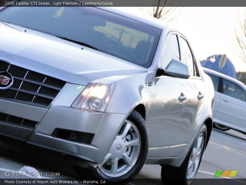 Light Platinum / Cashmere/Cocoa 2008 Cadillac CTS Sedan