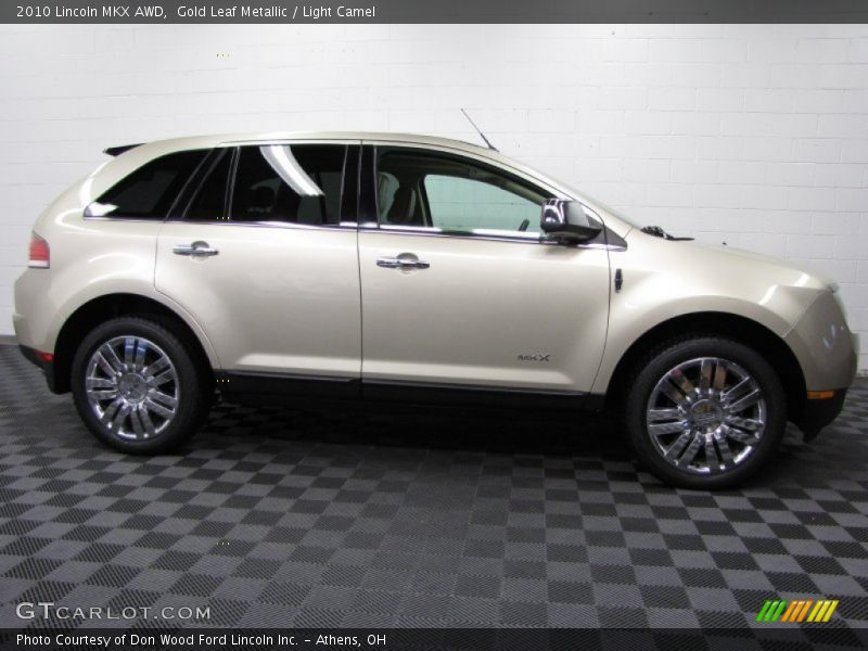 Gold Leaf Metallic / Light Camel 2010 Lincoln MKX AWD