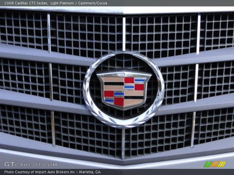 Light Platinum / Cashmere/Cocoa 2008 Cadillac CTS Sedan