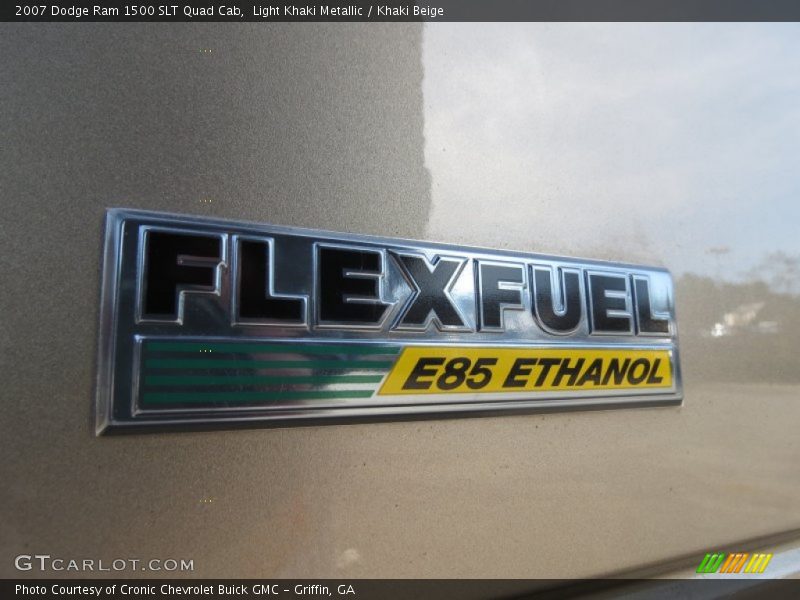 Light Khaki Metallic / Khaki Beige 2007 Dodge Ram 1500 SLT Quad Cab