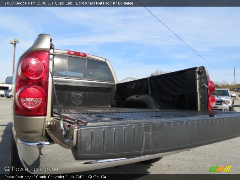 Light Khaki Metallic / Khaki Beige 2007 Dodge Ram 1500 SLT Quad Cab