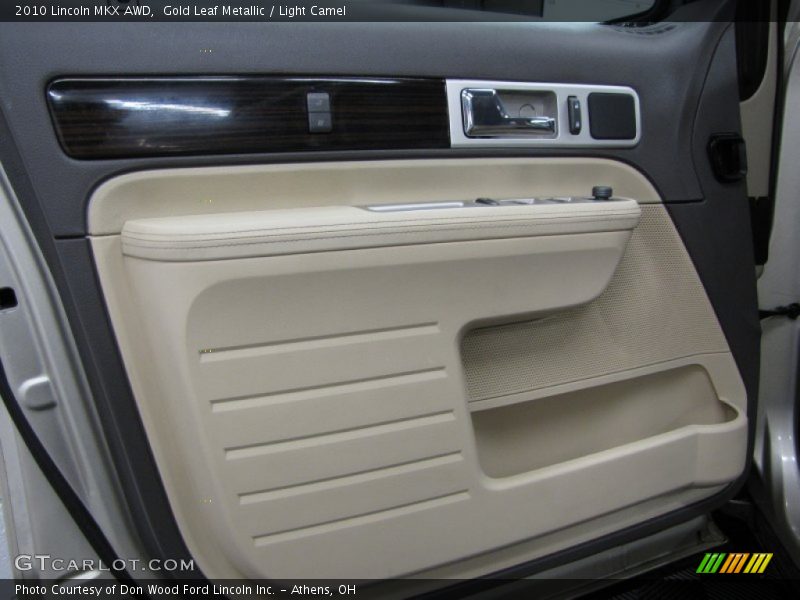 Gold Leaf Metallic / Light Camel 2010 Lincoln MKX AWD