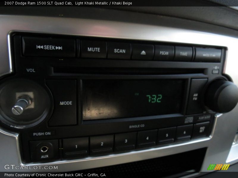 Light Khaki Metallic / Khaki Beige 2007 Dodge Ram 1500 SLT Quad Cab