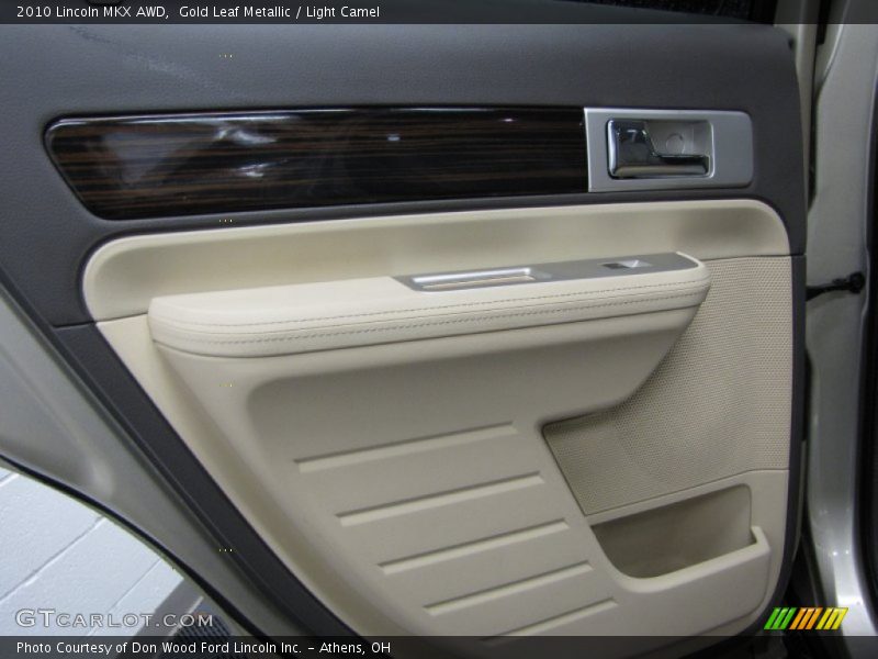 Gold Leaf Metallic / Light Camel 2010 Lincoln MKX AWD