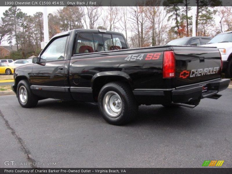 Onyx Black / Red 1990 Chevrolet C/K C1500 454 SS