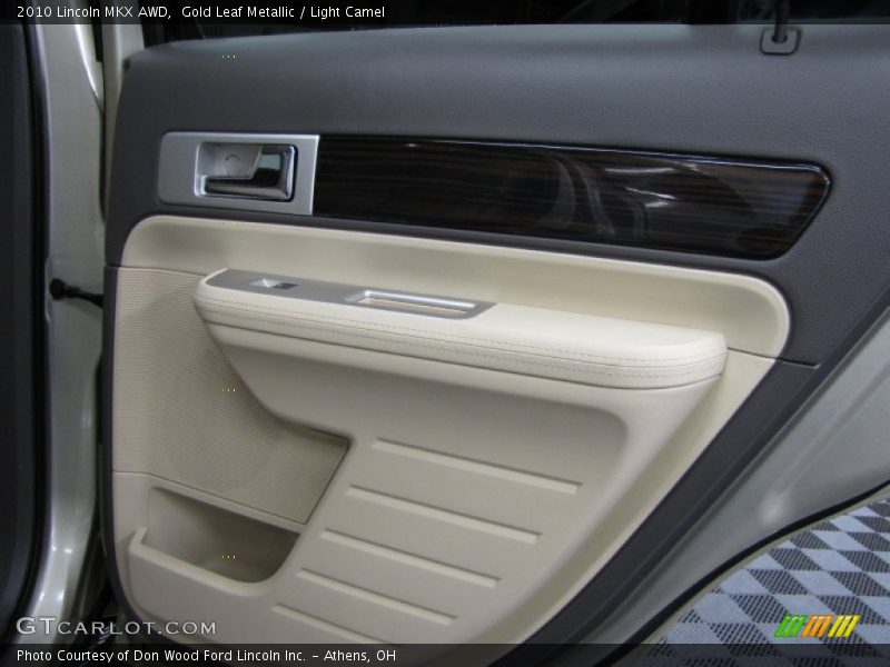 Gold Leaf Metallic / Light Camel 2010 Lincoln MKX AWD