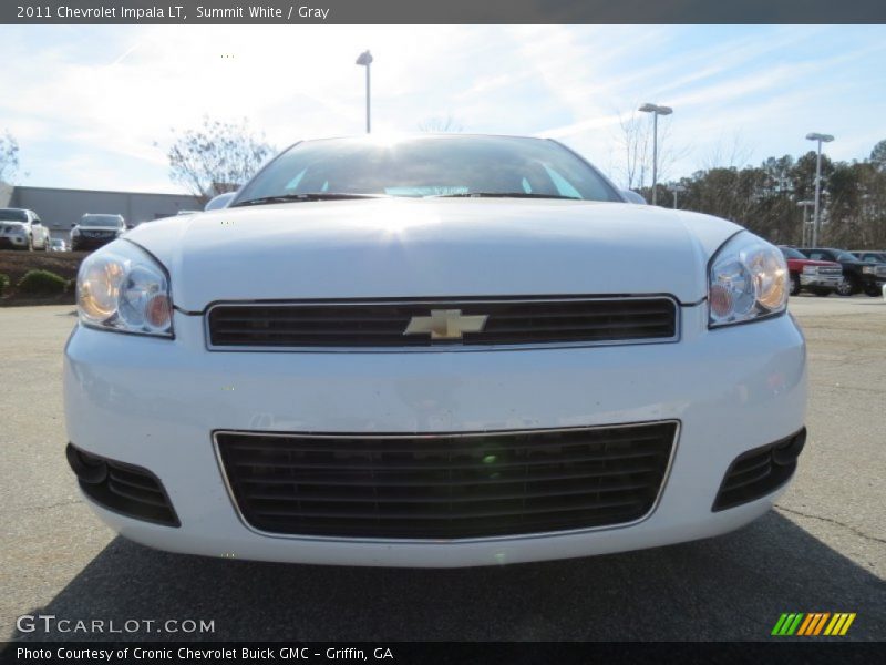 Summit White / Gray 2011 Chevrolet Impala LT