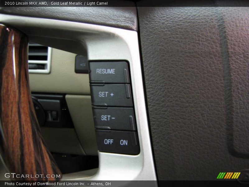 Gold Leaf Metallic / Light Camel 2010 Lincoln MKX AWD