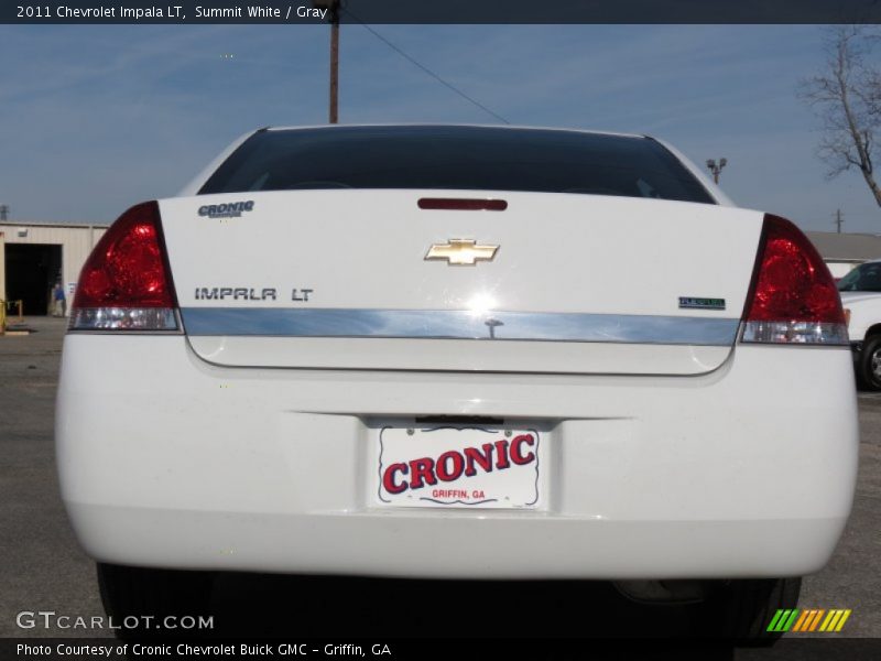 Summit White / Gray 2011 Chevrolet Impala LT