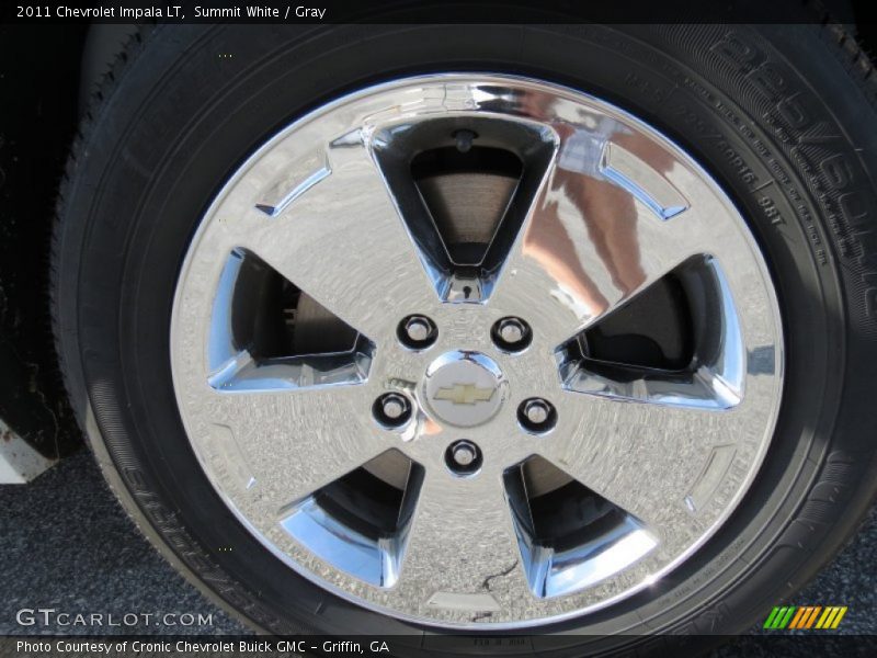 Summit White / Gray 2011 Chevrolet Impala LT