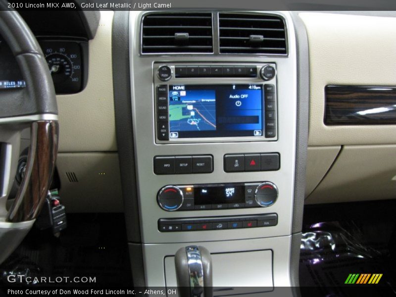 Gold Leaf Metallic / Light Camel 2010 Lincoln MKX AWD