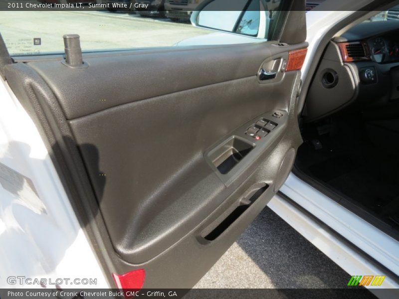Summit White / Gray 2011 Chevrolet Impala LT