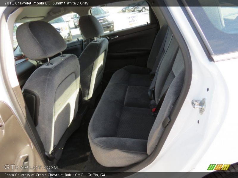 Summit White / Gray 2011 Chevrolet Impala LT