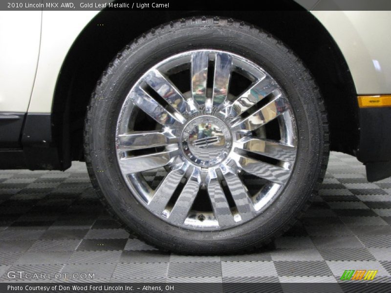 Gold Leaf Metallic / Light Camel 2010 Lincoln MKX AWD