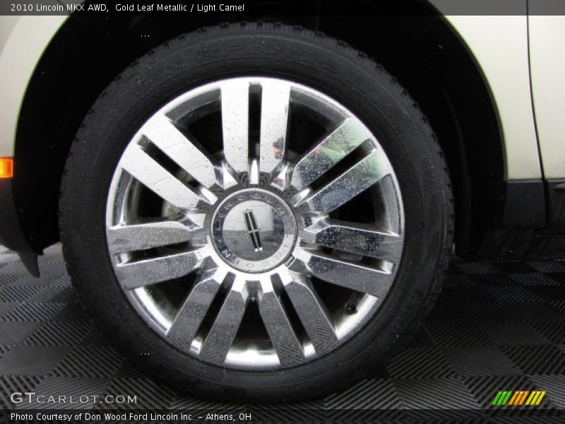Gold Leaf Metallic / Light Camel 2010 Lincoln MKX AWD