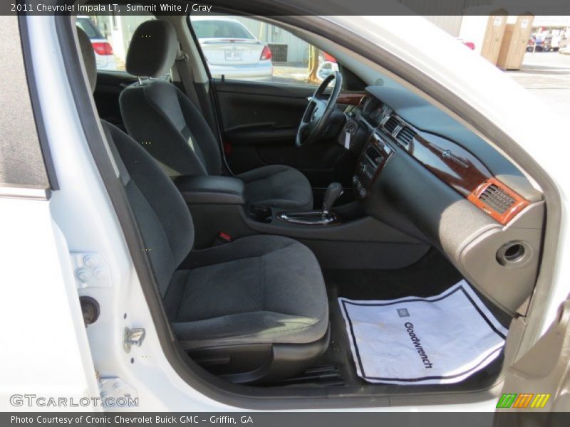 Summit White / Gray 2011 Chevrolet Impala LT