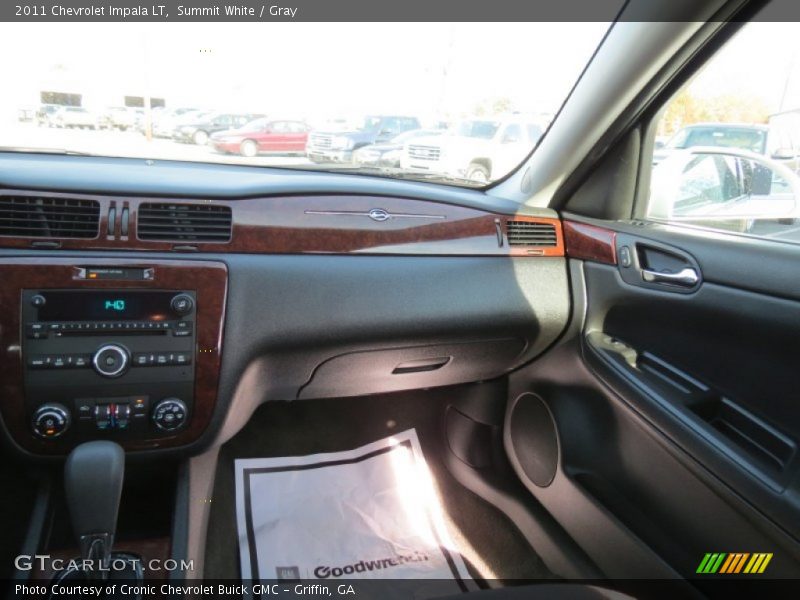 Summit White / Gray 2011 Chevrolet Impala LT