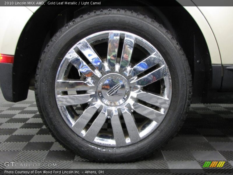 Gold Leaf Metallic / Light Camel 2010 Lincoln MKX AWD