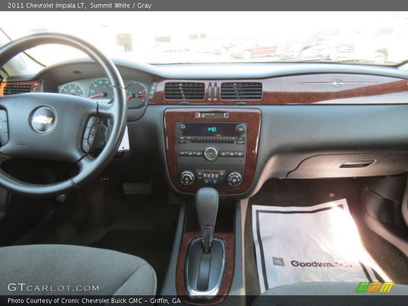 Summit White / Gray 2011 Chevrolet Impala LT
