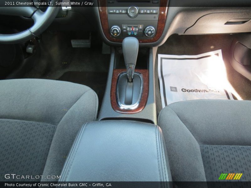 Summit White / Gray 2011 Chevrolet Impala LT