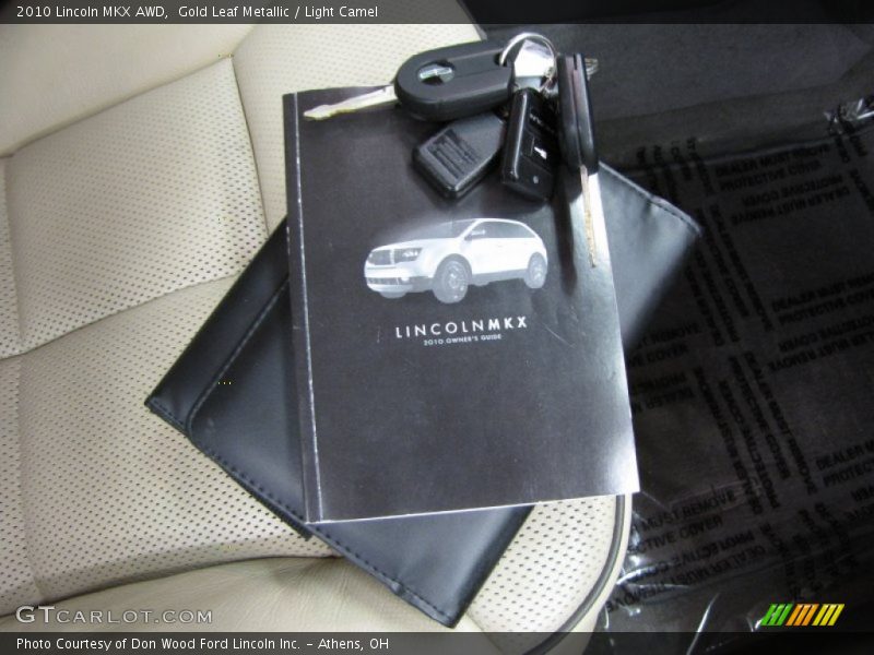 Gold Leaf Metallic / Light Camel 2010 Lincoln MKX AWD