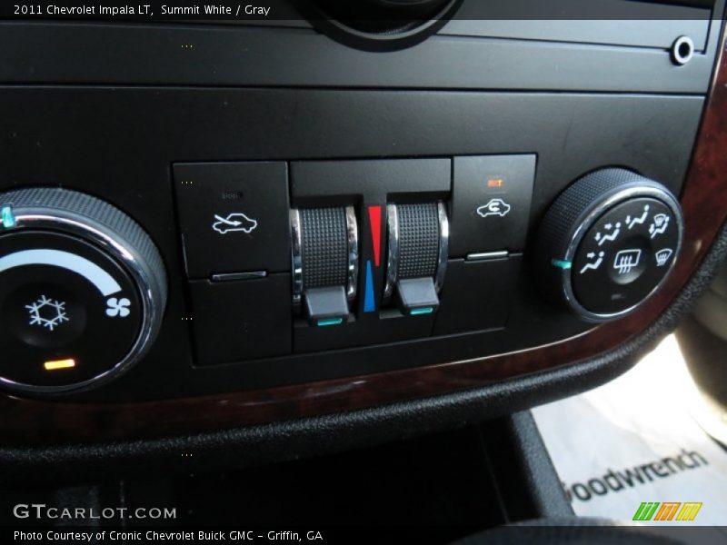 Summit White / Gray 2011 Chevrolet Impala LT