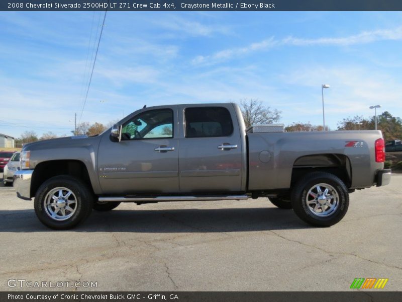 Graystone Metallic / Ebony Black 2008 Chevrolet Silverado 2500HD LT Z71 Crew Cab 4x4