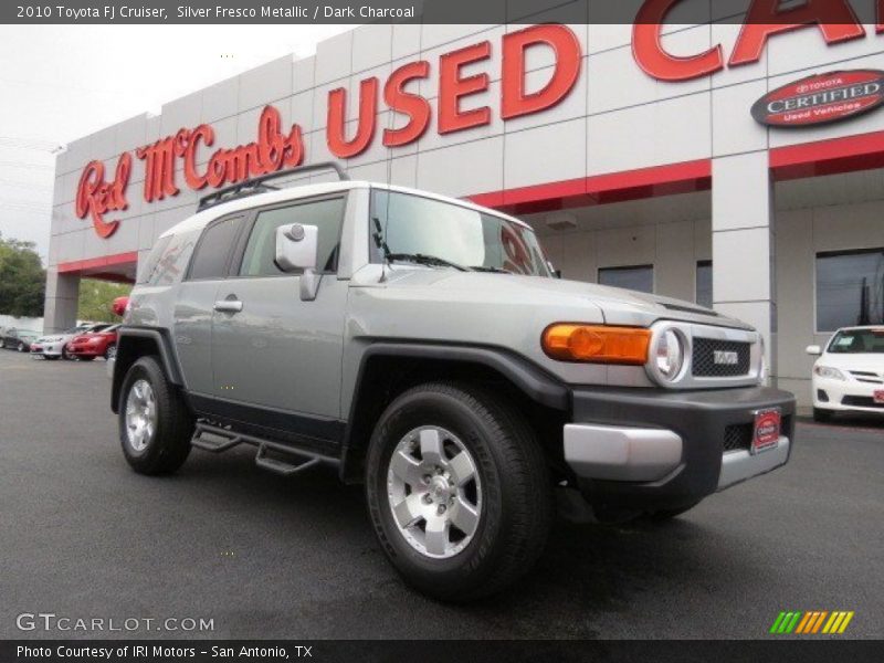 Silver Fresco Metallic / Dark Charcoal 2010 Toyota FJ Cruiser