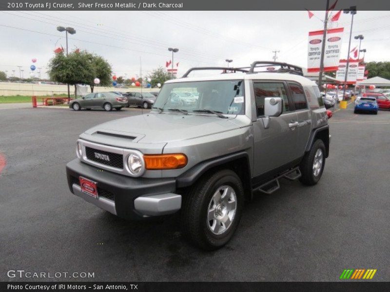 Silver Fresco Metallic / Dark Charcoal 2010 Toyota FJ Cruiser