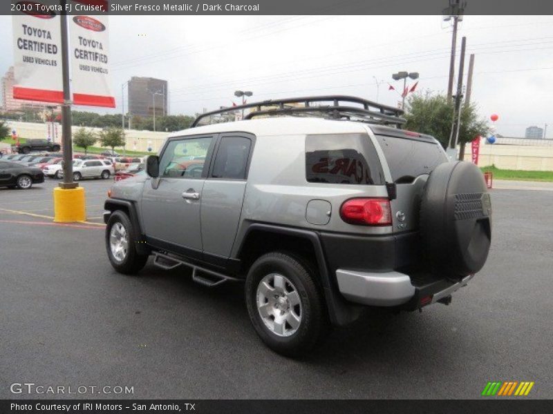 Silver Fresco Metallic / Dark Charcoal 2010 Toyota FJ Cruiser