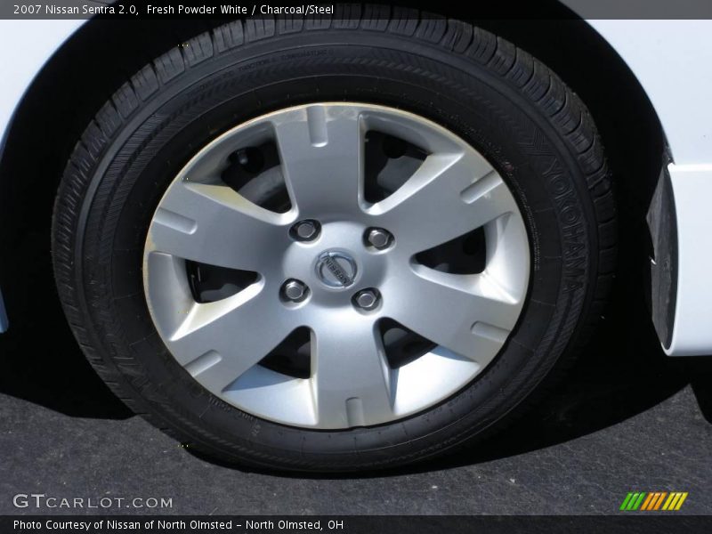 Fresh Powder White / Charcoal/Steel 2007 Nissan Sentra 2.0