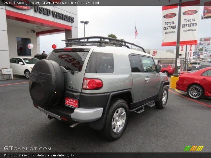 Silver Fresco Metallic / Dark Charcoal 2010 Toyota FJ Cruiser