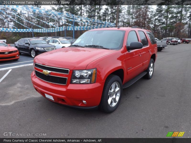 Victory Red / Ebony 2013 Chevrolet Tahoe LT