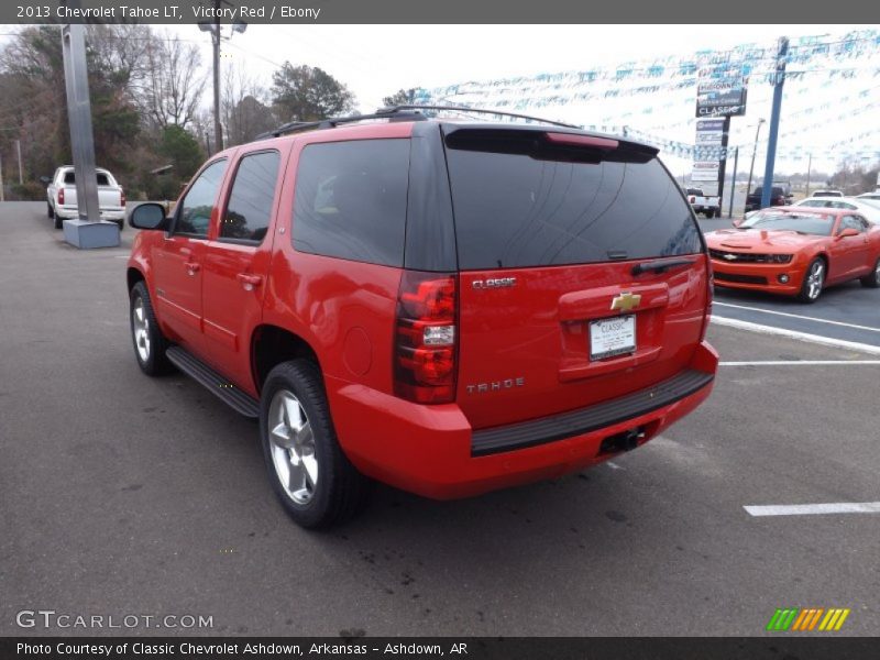 Victory Red / Ebony 2013 Chevrolet Tahoe LT