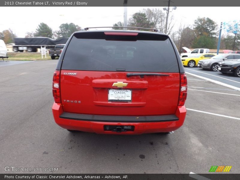 Victory Red / Ebony 2013 Chevrolet Tahoe LT