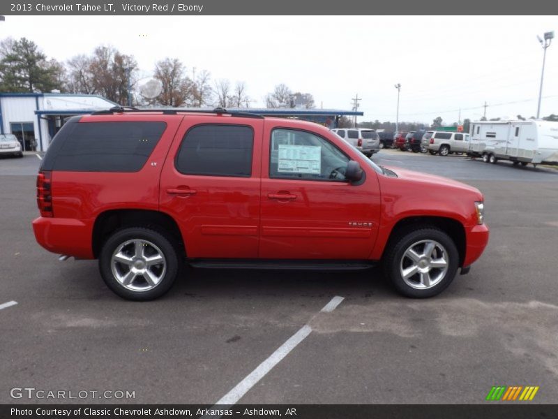 Victory Red / Ebony 2013 Chevrolet Tahoe LT