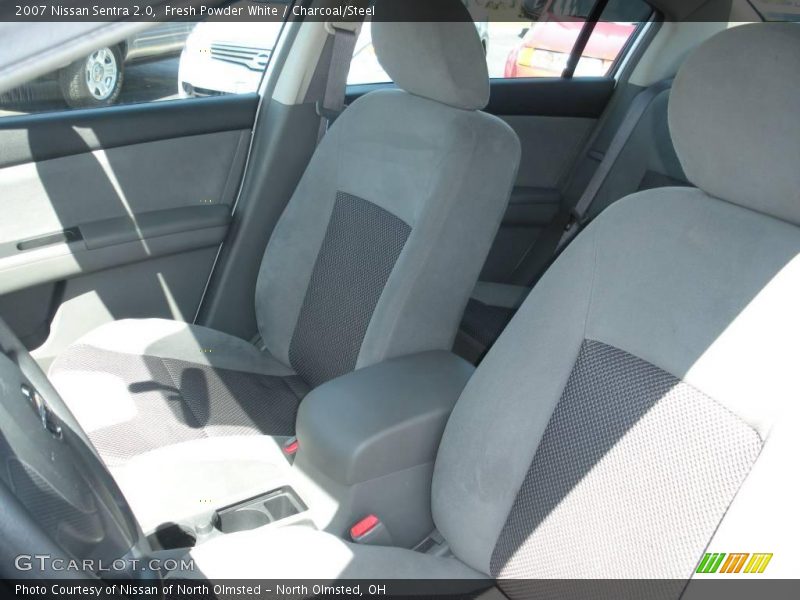Fresh Powder White / Charcoal/Steel 2007 Nissan Sentra 2.0