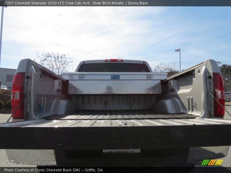 Silver Birch Metallic / Ebony Black 2007 Chevrolet Silverado 1500 LTZ Crew Cab 4x4