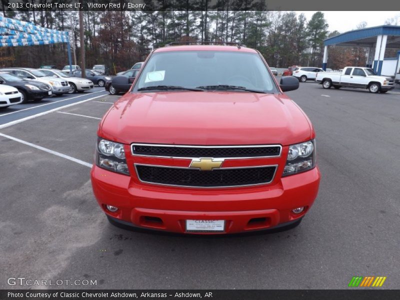 Victory Red / Ebony 2013 Chevrolet Tahoe LT