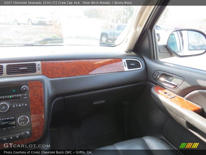Silver Birch Metallic / Ebony Black 2007 Chevrolet Silverado 1500 LTZ Crew Cab 4x4