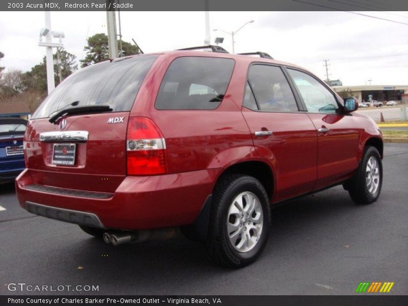 Redrock Pearl / Saddle 2003 Acura MDX