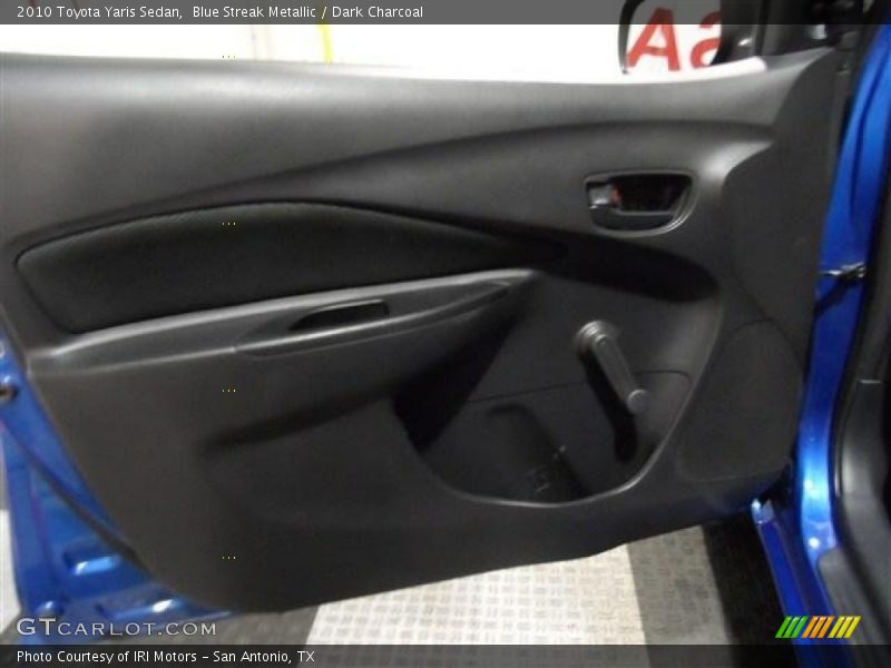 Blue Streak Metallic / Dark Charcoal 2010 Toyota Yaris Sedan