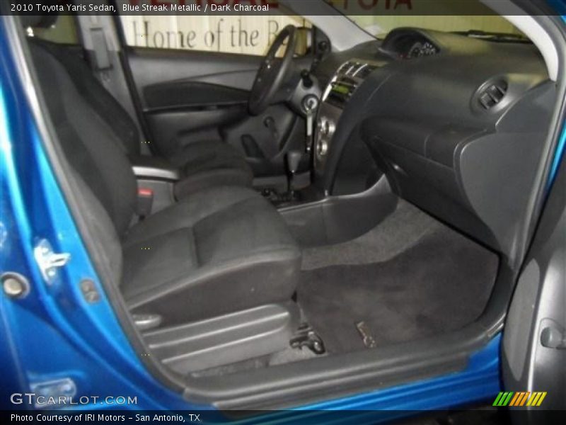 Blue Streak Metallic / Dark Charcoal 2010 Toyota Yaris Sedan
