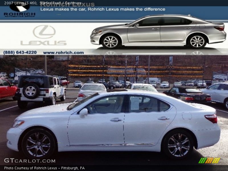 Starfire Pearl / Cashmere 2007 Lexus LS 460