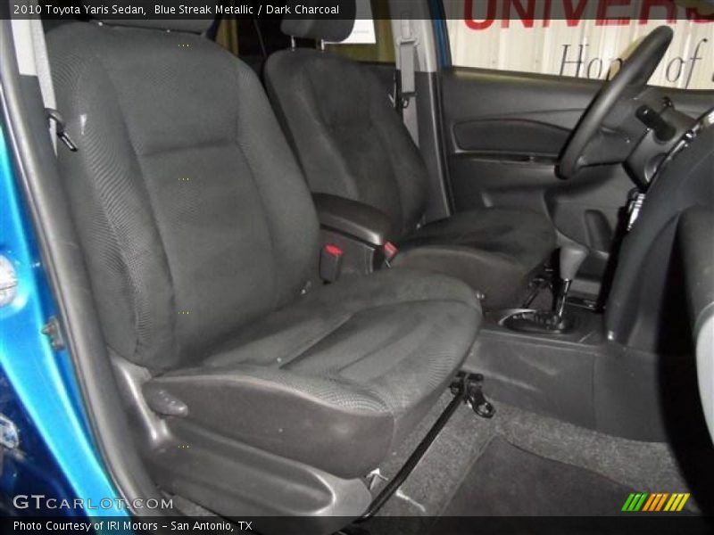 Blue Streak Metallic / Dark Charcoal 2010 Toyota Yaris Sedan