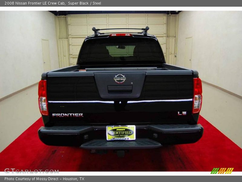 Super Black / Steel 2008 Nissan Frontier LE Crew Cab